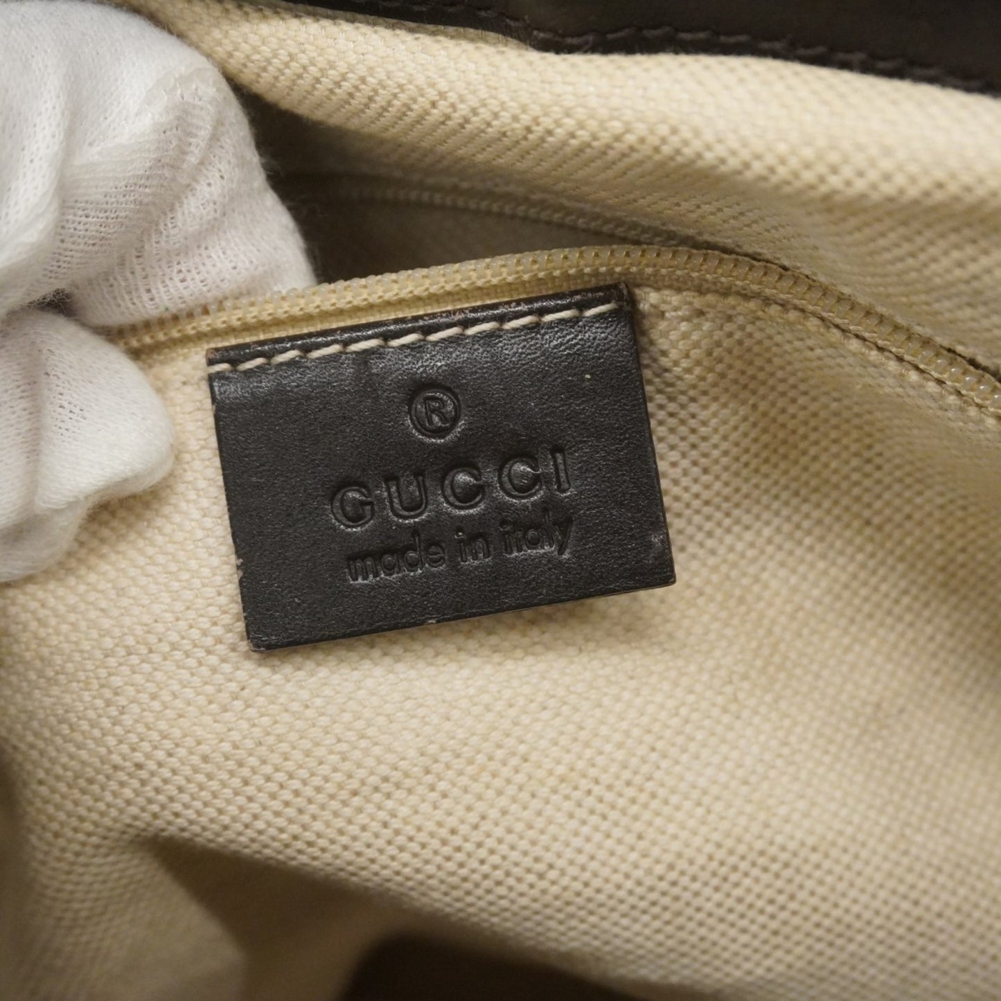 Gucci Gg Canvas Sukey Handbag 247902 Brown