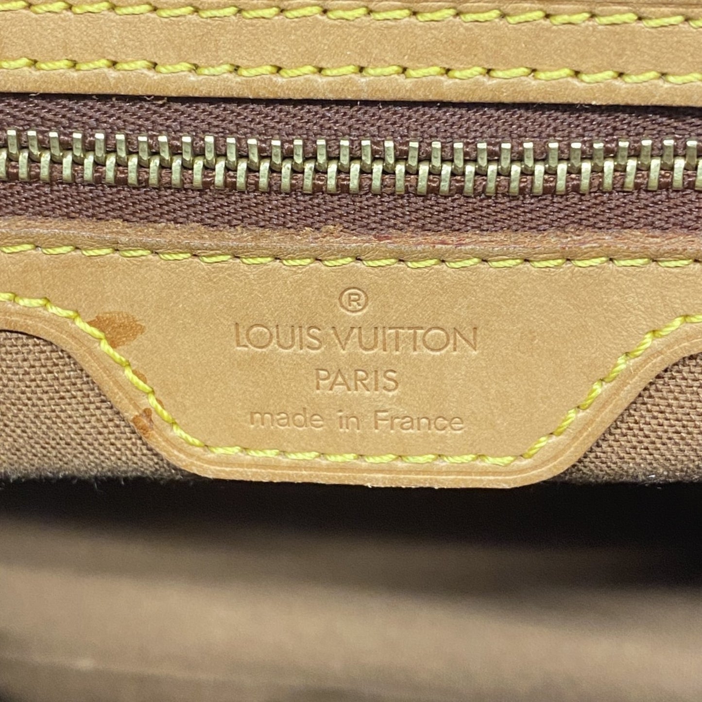 Louis Vuitton Monogram Cabas Piano Tote Bag M51148 Brown