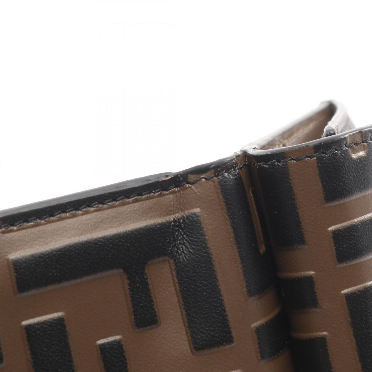 Fendi Ff Diamond Tri-Fold Wallet