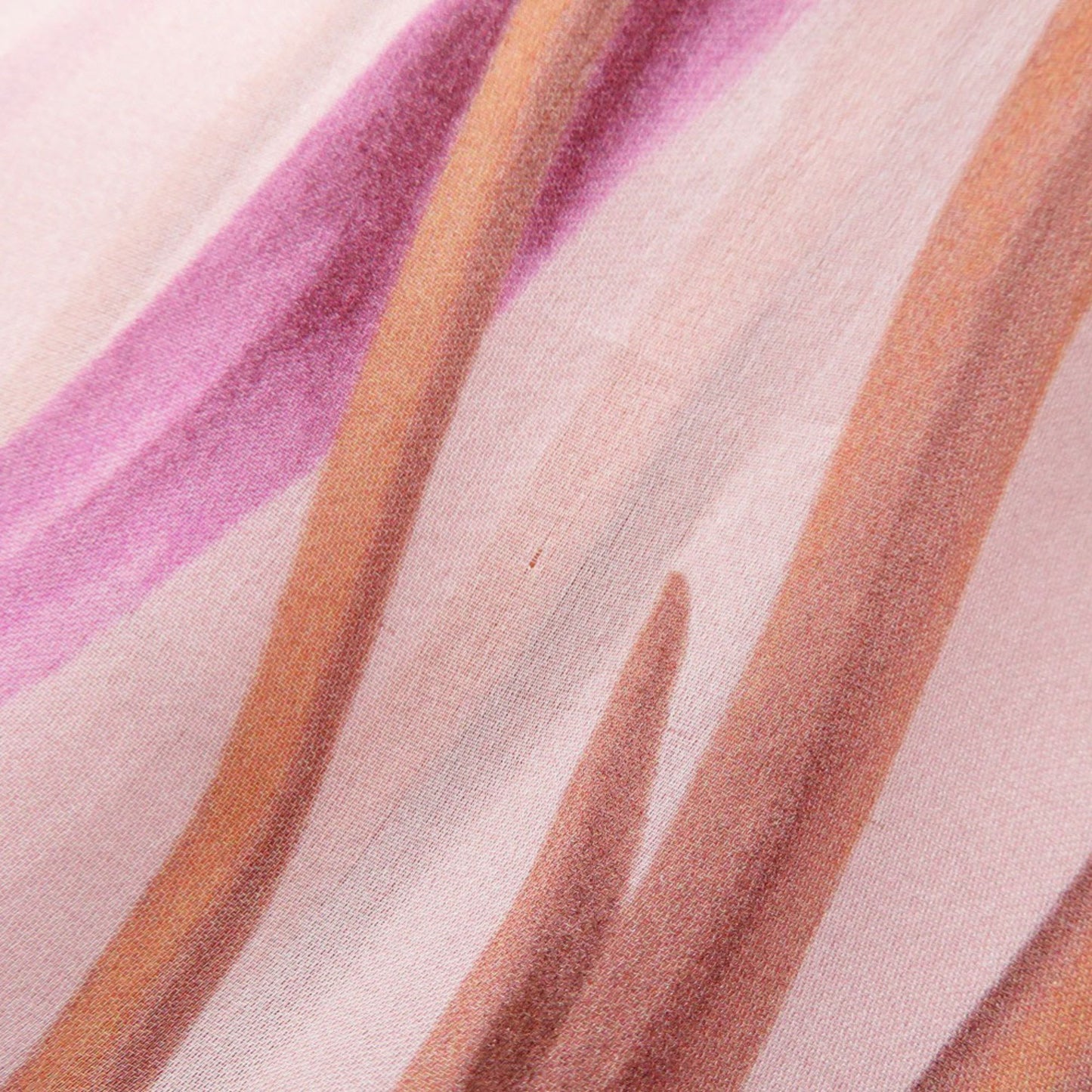 Salvatore Ferragamo Floral Print Silk Pink Scarf/Muffler 0941