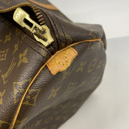 Louis Vuitton Monogram Keepall 55 Boston Bag M41424 Brown