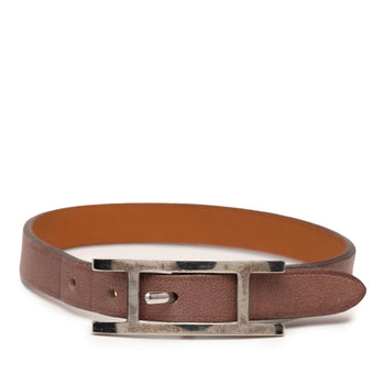 Herms Api 3 Bracelet Brown Swift