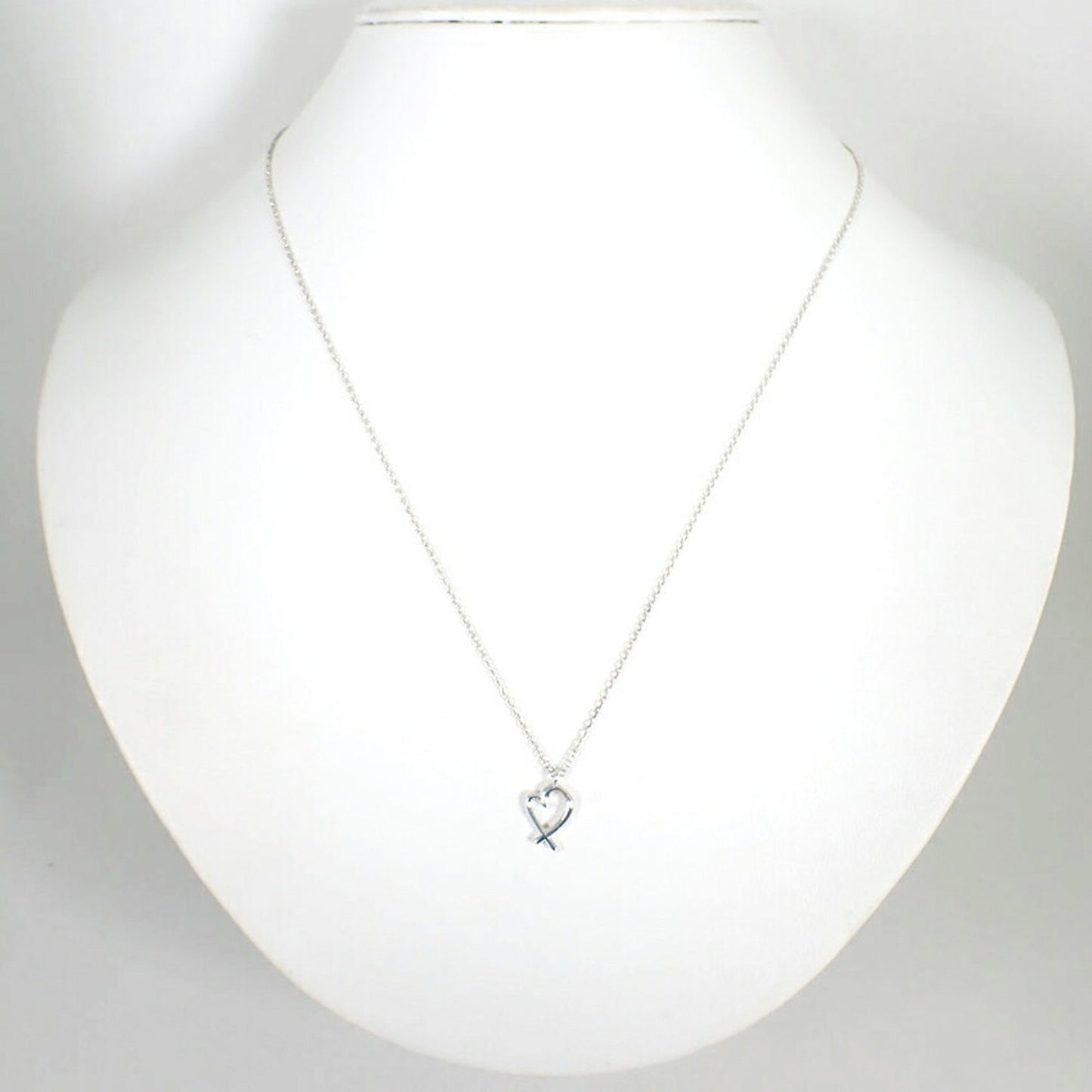 Tiffany 925 Loving Heart Pendant Necklace