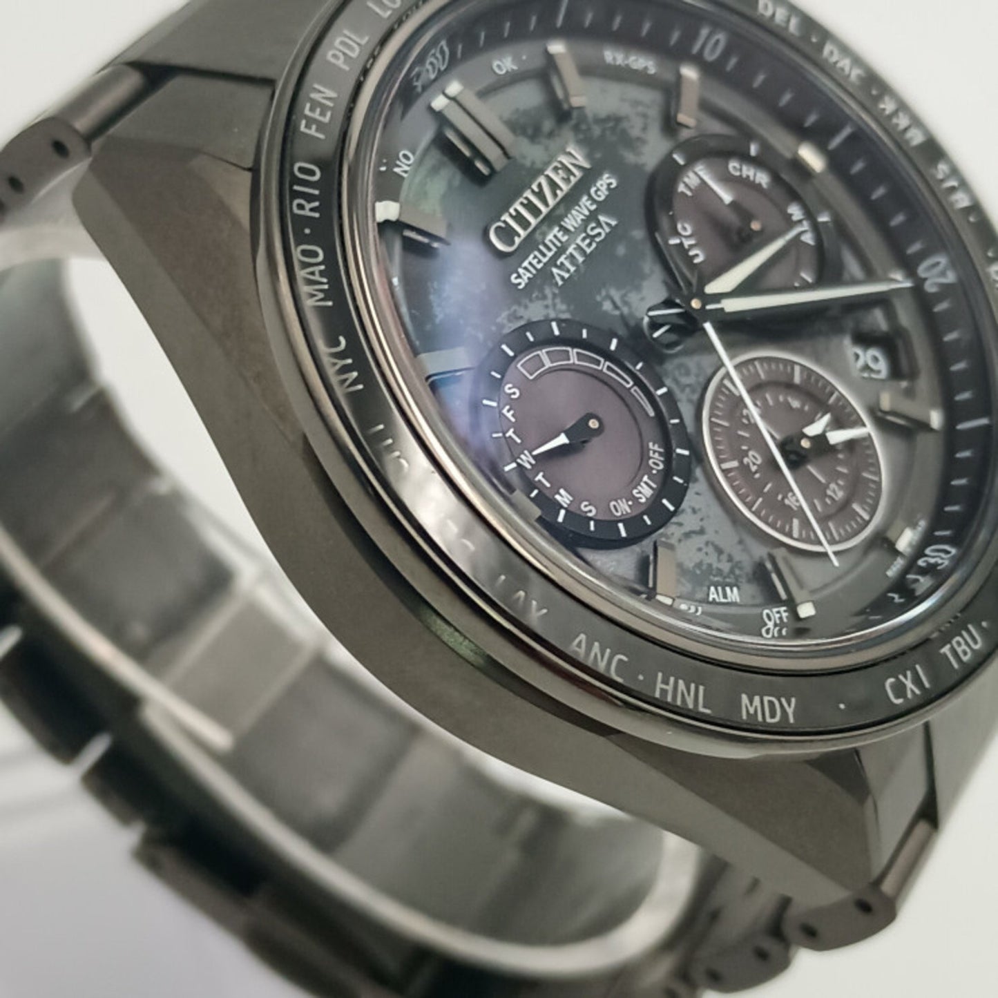 Citizen Attesa Satellite Wave Hakutor Collaboration Model F950 002Xb03 Cc4065 61Y