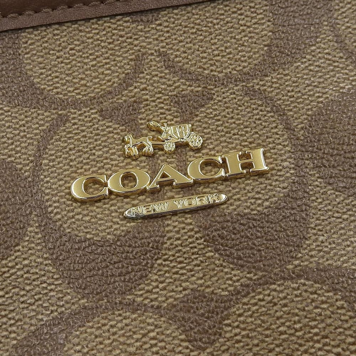 Coach Coach Signature Tote Bag F58294 Handbag Brown
