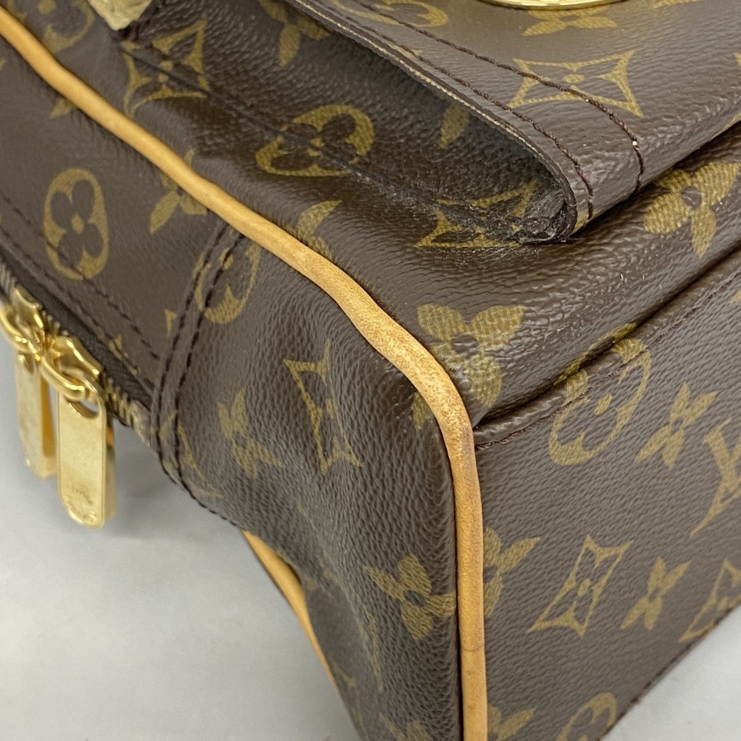 Louis Vuitton Monogram Manhattan Pm Handbag M40026 Brown