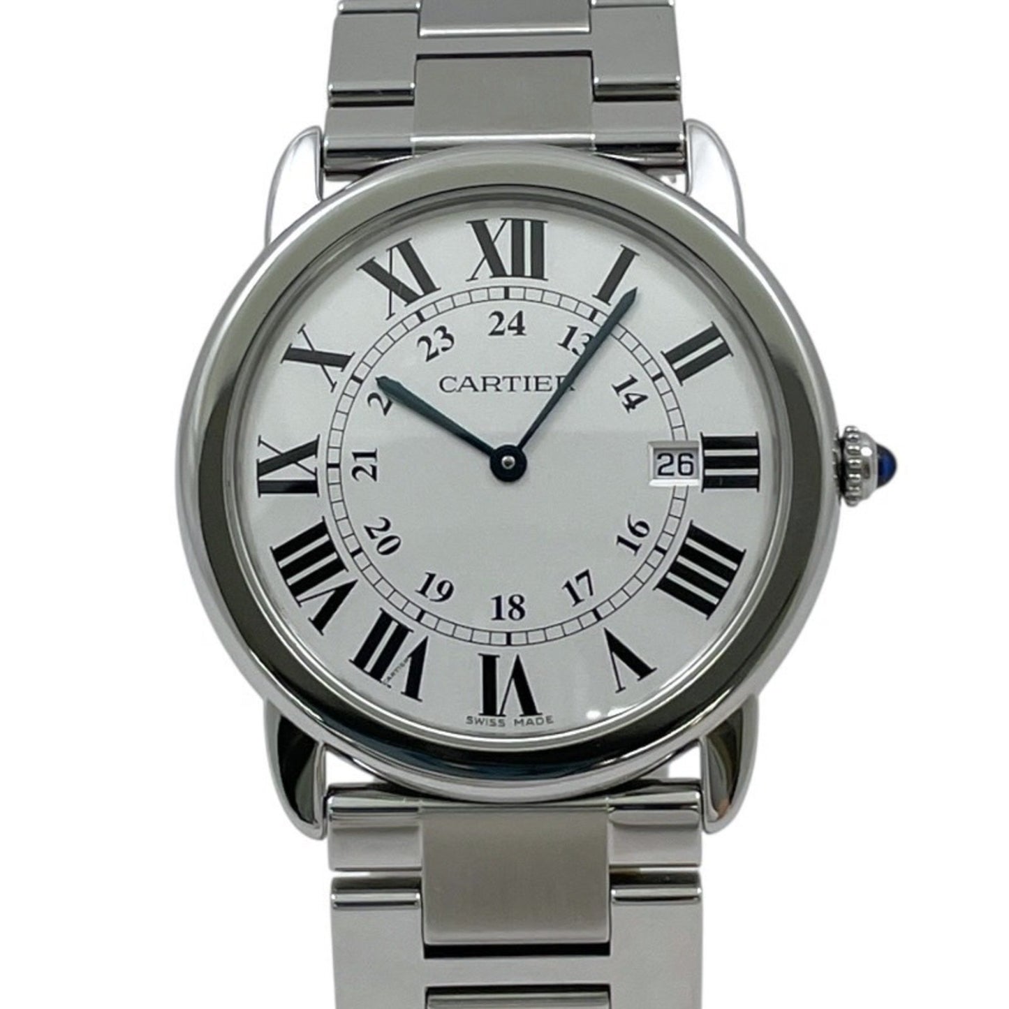 Cartier Rondo Solo Lm W6701005 Stainless Steel Watch For Men And Women