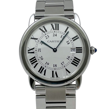 Cartier Rondo Solo Lm W6701005 Stainless Steel Watch For Men And Women