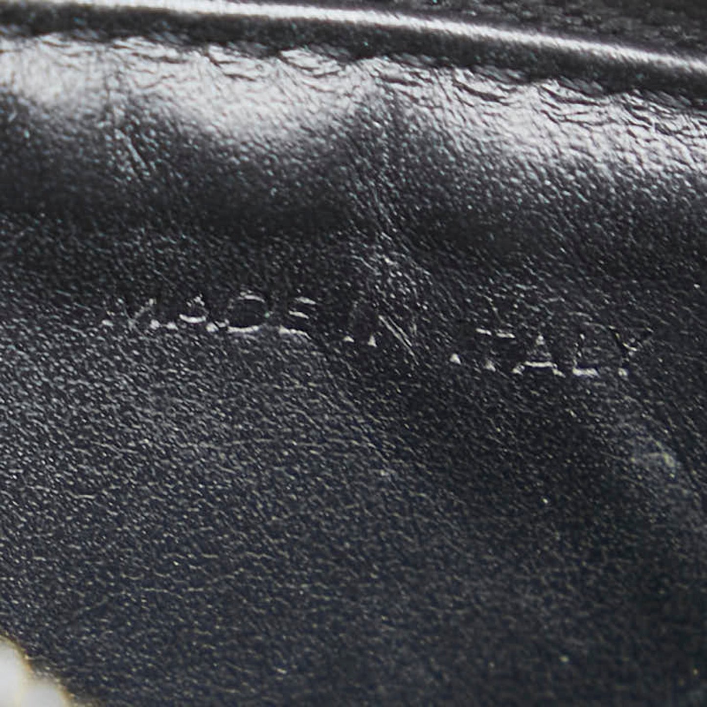 Celine Fragment Card Case In Black Leather
