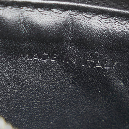 Celine Fragment Card Case In Black Leather