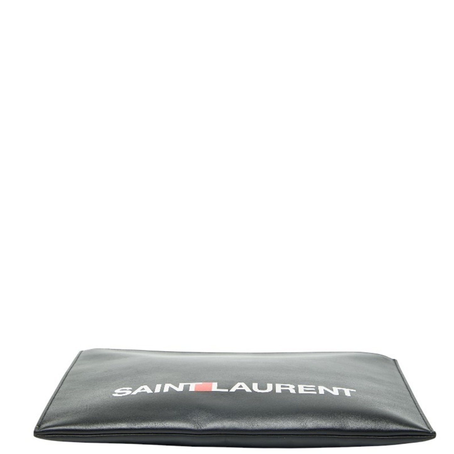 Saint Laurent Logo Clutch Bag/Second Bag In Black