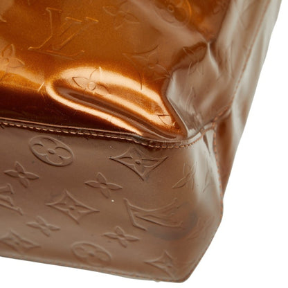 Louis Vuitton Monogram Vernis Reed Mm Tote Bag M91143 Bronze/Brown Patent Leather