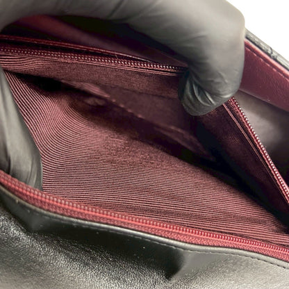 Chanel Vintage Matelasse Coco Mark Lambskin Leather Handbag