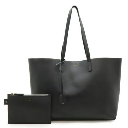 Saint Laurent Paris Ysl Yves Saint Laurent Tote Shoulder Bag In Black Leather