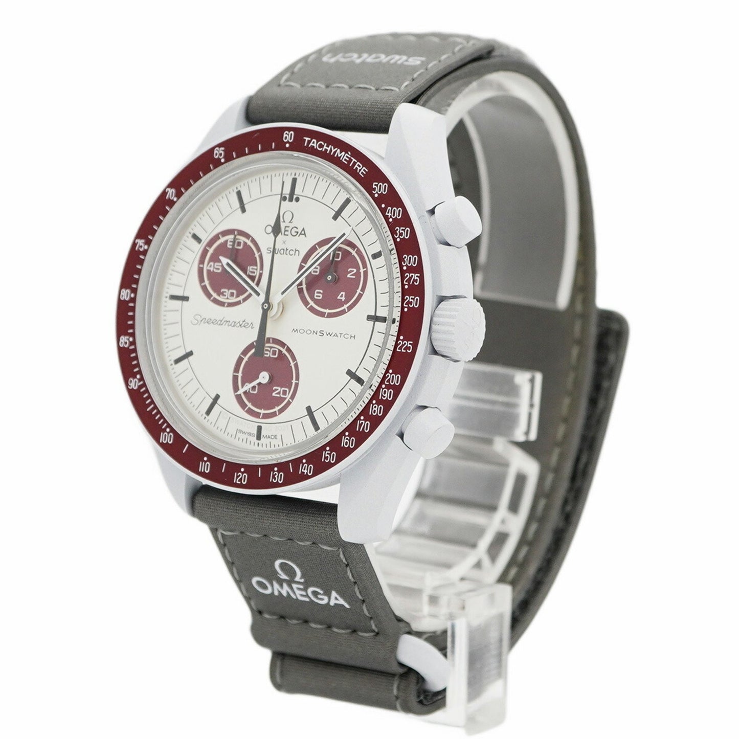Swatch X Omega Mission To Pluto So33M101 White Dial