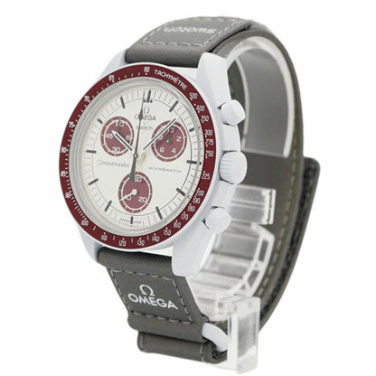 Swatch X Omega Mission To Pluto So33M101 White Dial