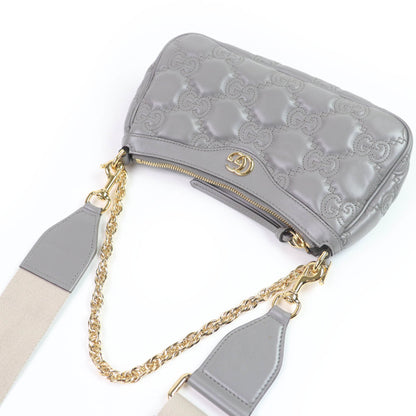 Gucci 735049 Gg Matelasse Leather 2-Way Handbag/Shoulder Bag