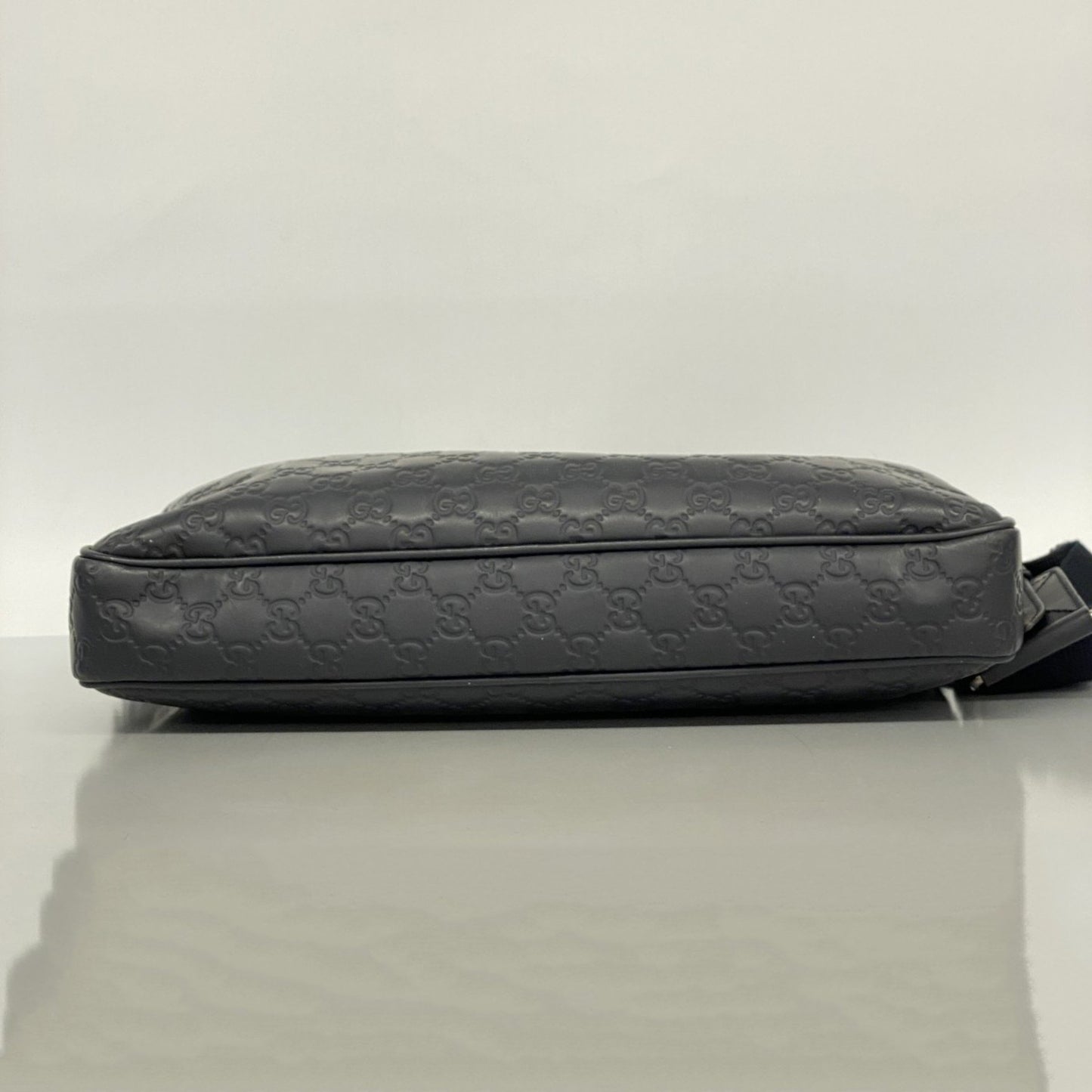 Gucci Bag Guccissima 328937 Leather Navy