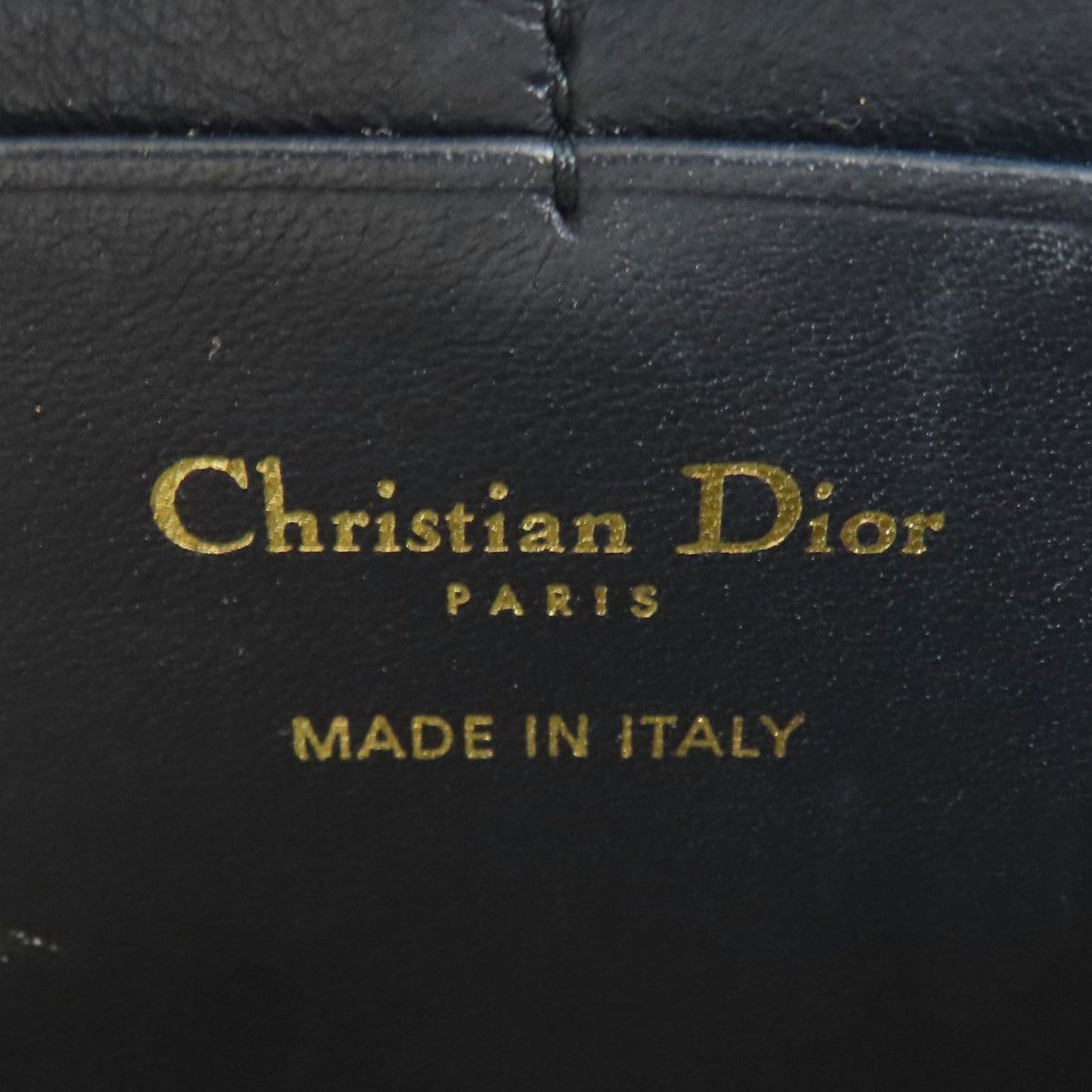 Christian Dior Trotter Pattern Chain Wallet