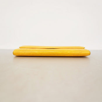 Louis Vuitton Epi Leather Long Wallet Porte Monnaie Credit M63579