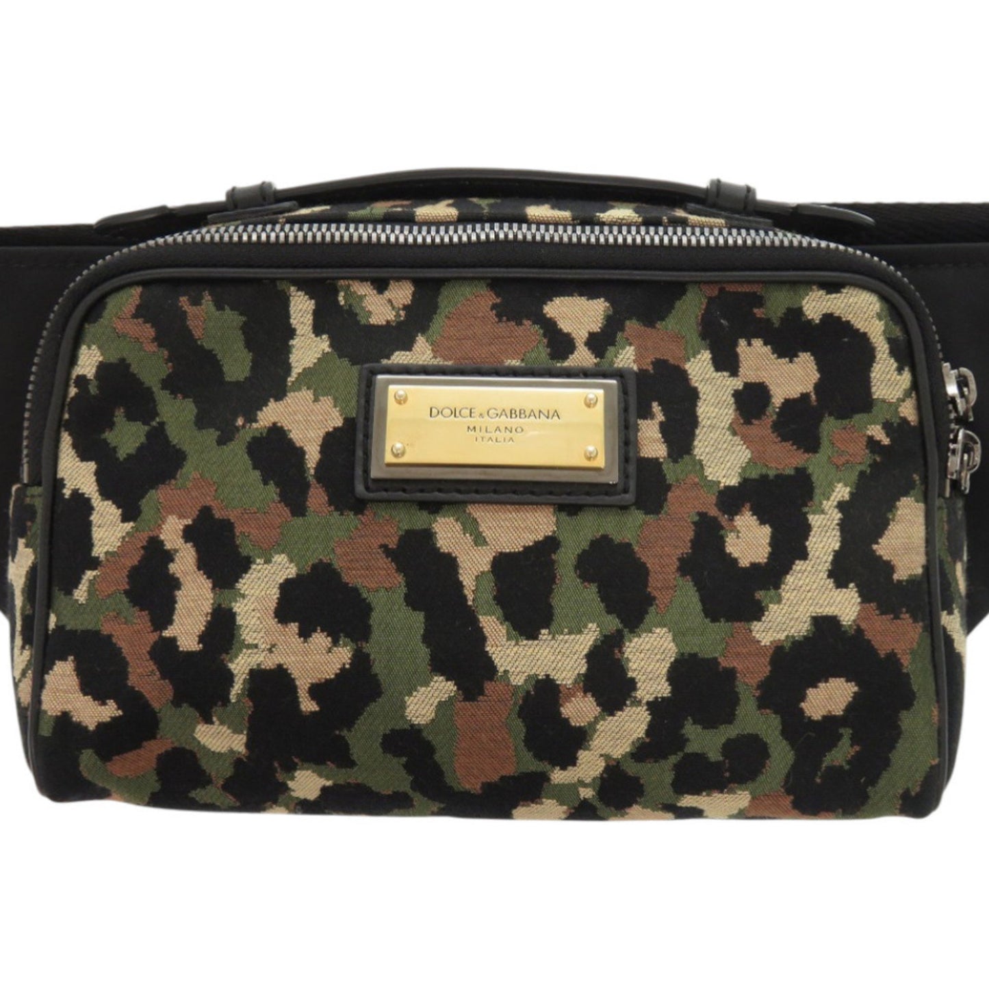 Dolce & Gabbana Camouflage Jacquard Canvas