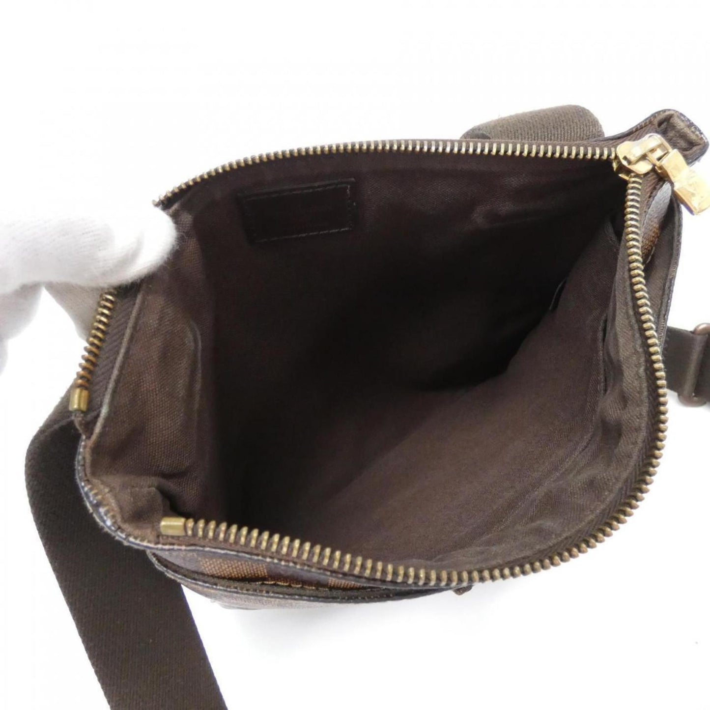 Louis Vuitton Damier Pochette Plat Brooklyn N41100 Shoulder Bag