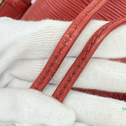 Louis Vuitton Epi Petit Noe Shoulder Bag M44107 Castilian Red