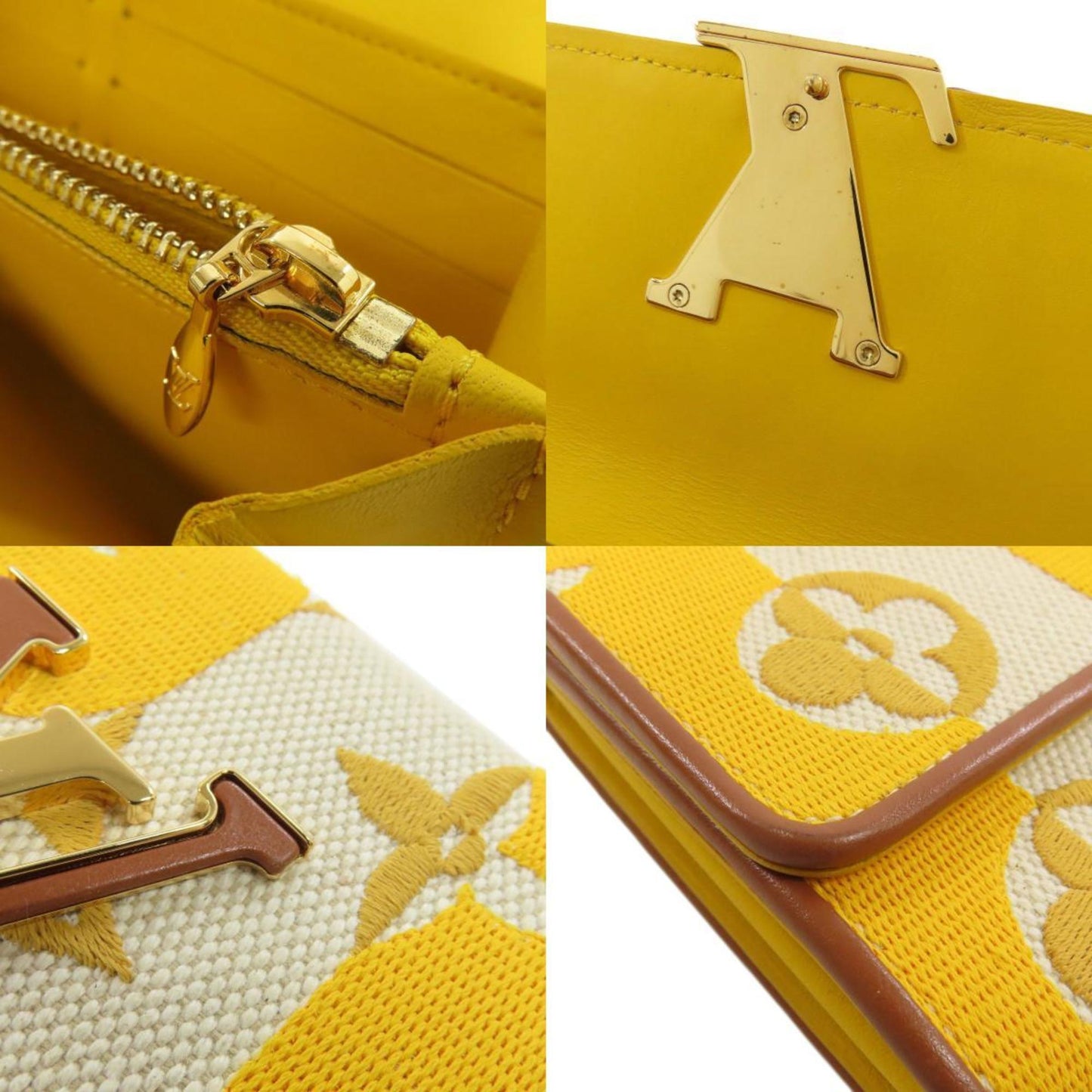 Louis Vuitton M80416 Portefeuille Capucines Long Wallet Canvas