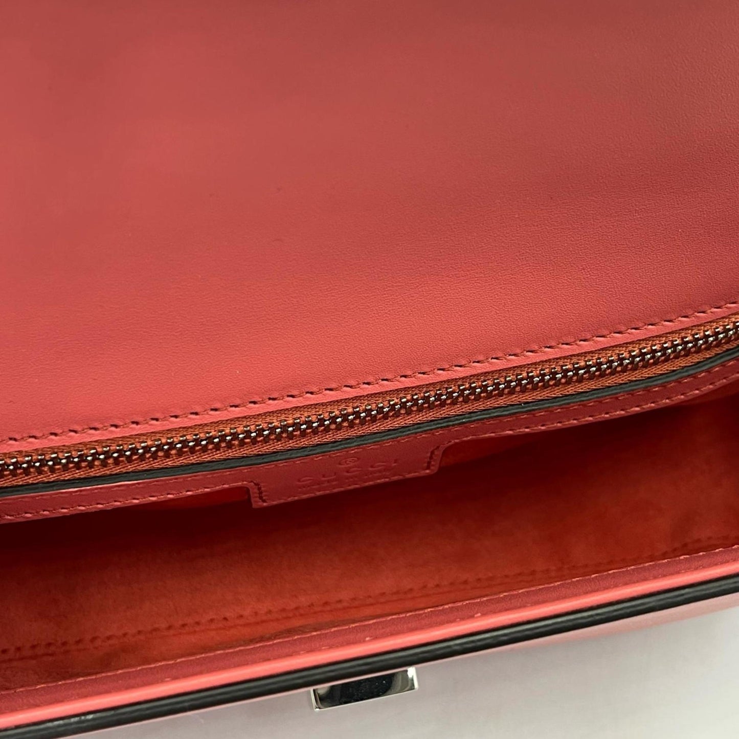 Gucci Petit Gg Shoulder Bag 739722 Leather Pink