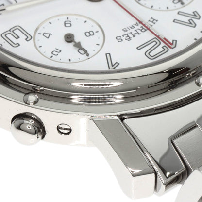 Herms Cl1.910 Clipper Chronograph Watch In Stainless Steel/Ss