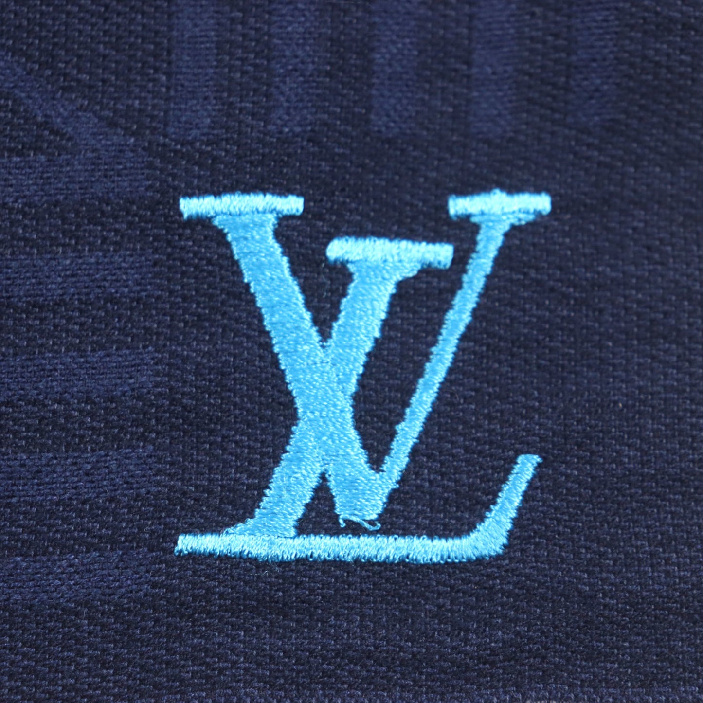 Louis Vuitton 2022 Louis Vuitton Etoile Lv Zigzag Silk Blend Logo Embroidered Large Stole/Scarf