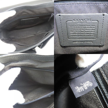 Coach Shoulder Bag C6583 Signature Canvas Leather Black Stripe