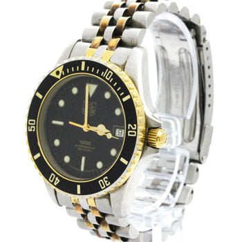 Tag Heuer 1000 Professional Gold Plated Steel