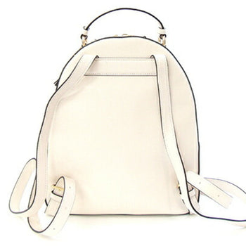 Coach Signature Jordan Backpack 76622 Ivory Beige Pvc Leather
