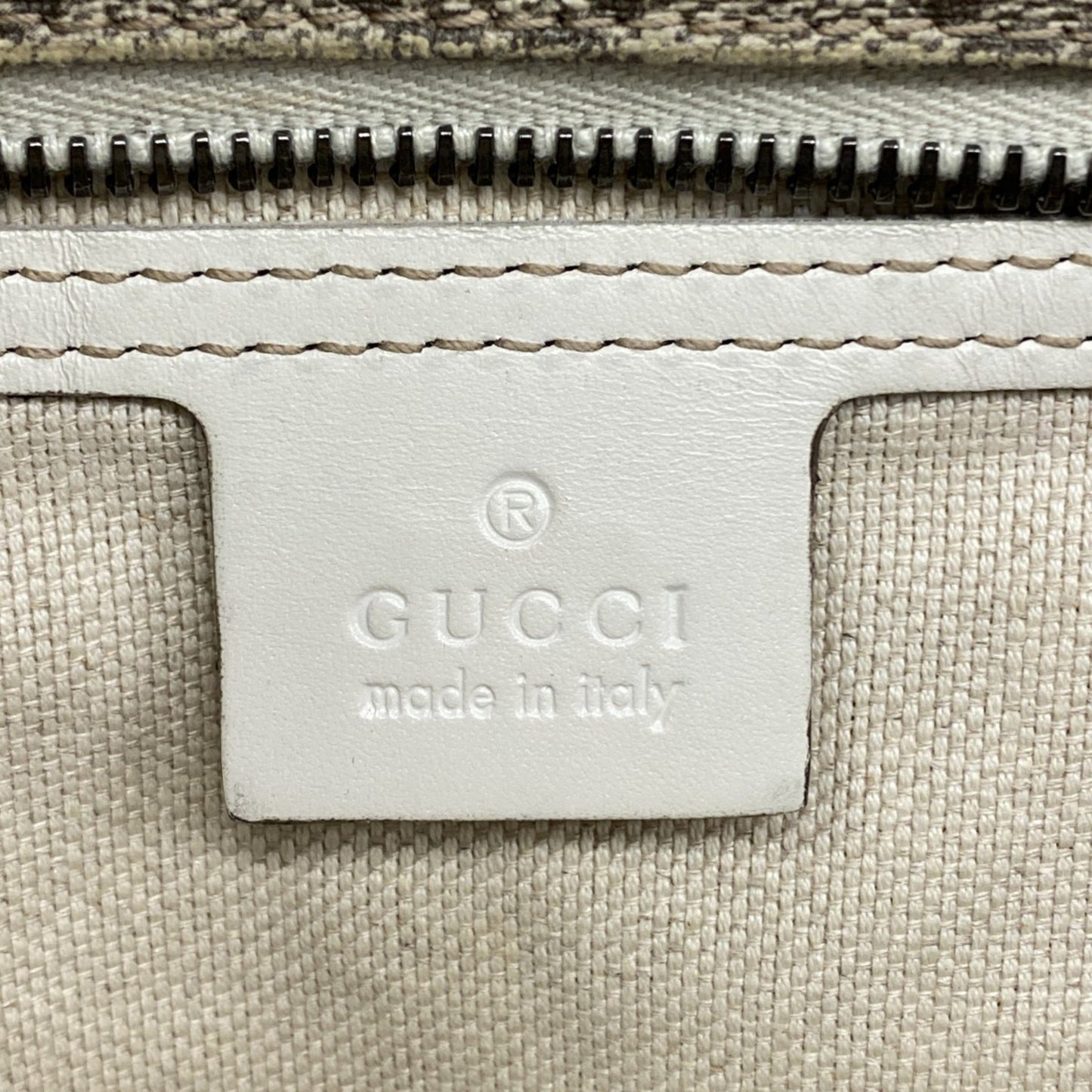 Gucci Gg Supreme Tote Bag 211138 Brown White