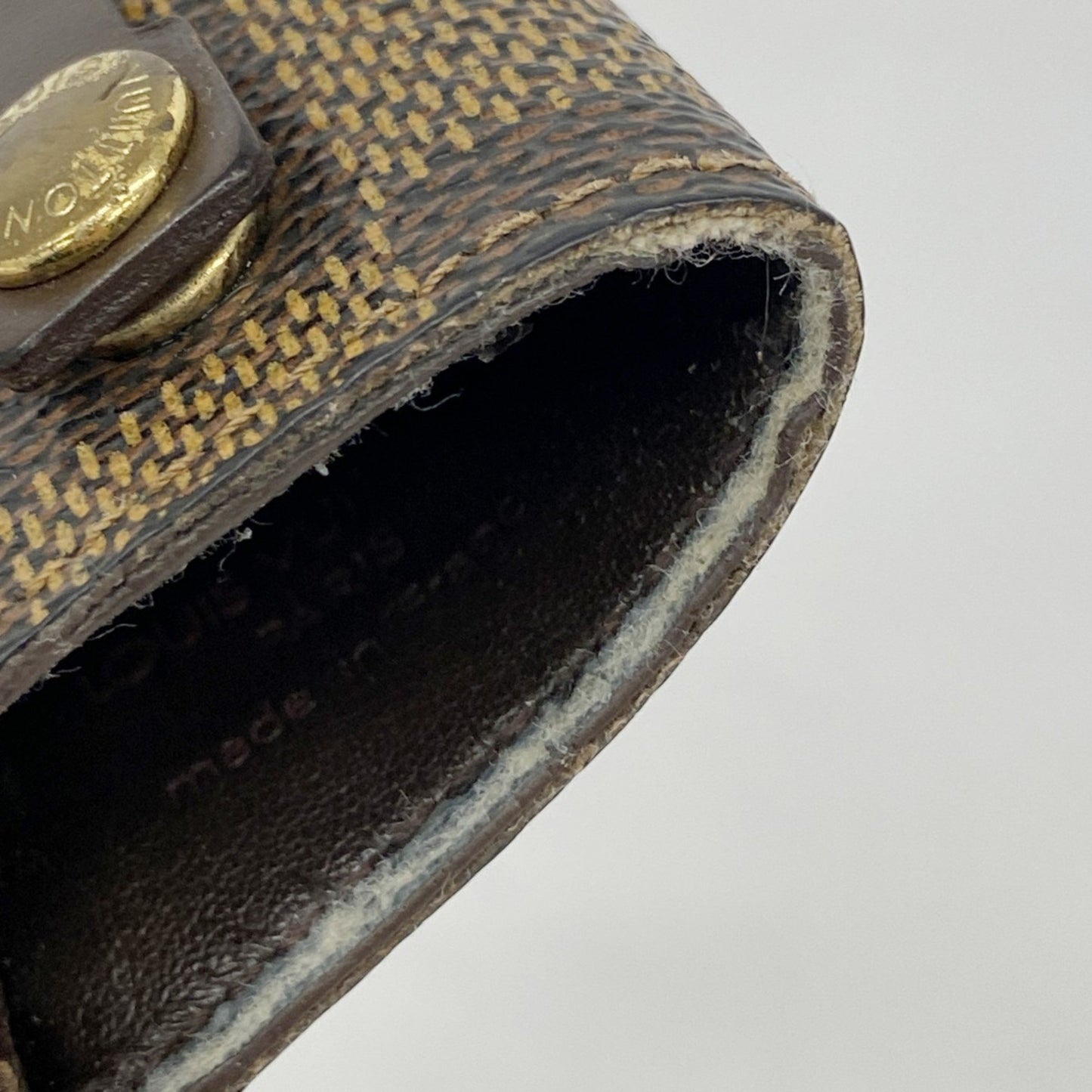 Louis Vuitton Damier Crochet Pm Key Case N62661 Ebene