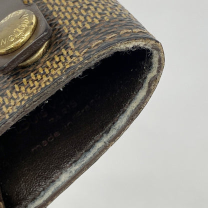 Louis Vuitton Damier Crochet Pm Key Case N62661 Ebene