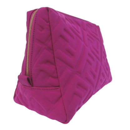Like New Fendi Beauty Pouch With Ff Logo And Zucca Pattern