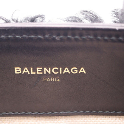 Balenciaga Balenciaga Padlock Nude Mini Handbag 347237 Bp91J 1000 Mouton Leather Black Gold