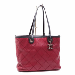 Calfskin Chanel Tote Bag Grained