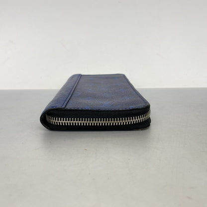 Louis Vuitton Taiga Rama Zippy Wallet Vertical M30447 Cobalt