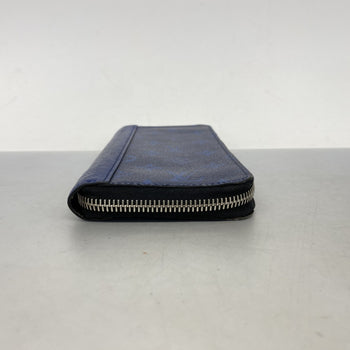 Louis Vuitton Taiga Rama Zippy Wallet Vertical M30447 Cobalt