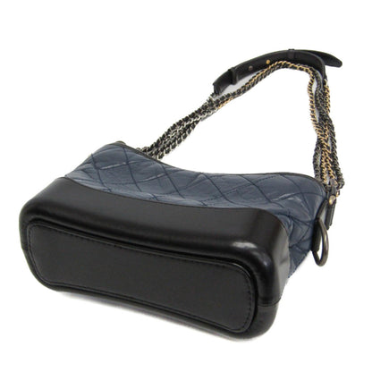 Chanel Gabriel De Chanel Small Women'S Leather Shoulder Bag Black