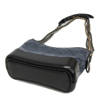 Chanel Gabriel De Chanel Small Women'S Leather Shoulder Bag Black