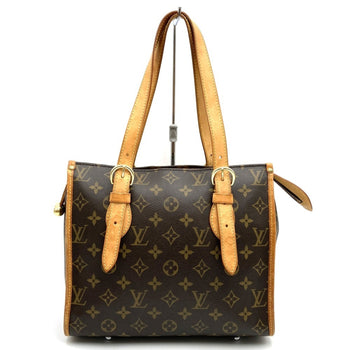Louis Vuitton M40007 Popincourt Au Tote Bag Brown Monogram Canvas Leather