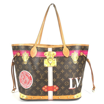 Louis Vuitton M41390 Monogram Summer Trunk Neverfull Mm 2018 Collection Shoulder Bag Tote Canvas