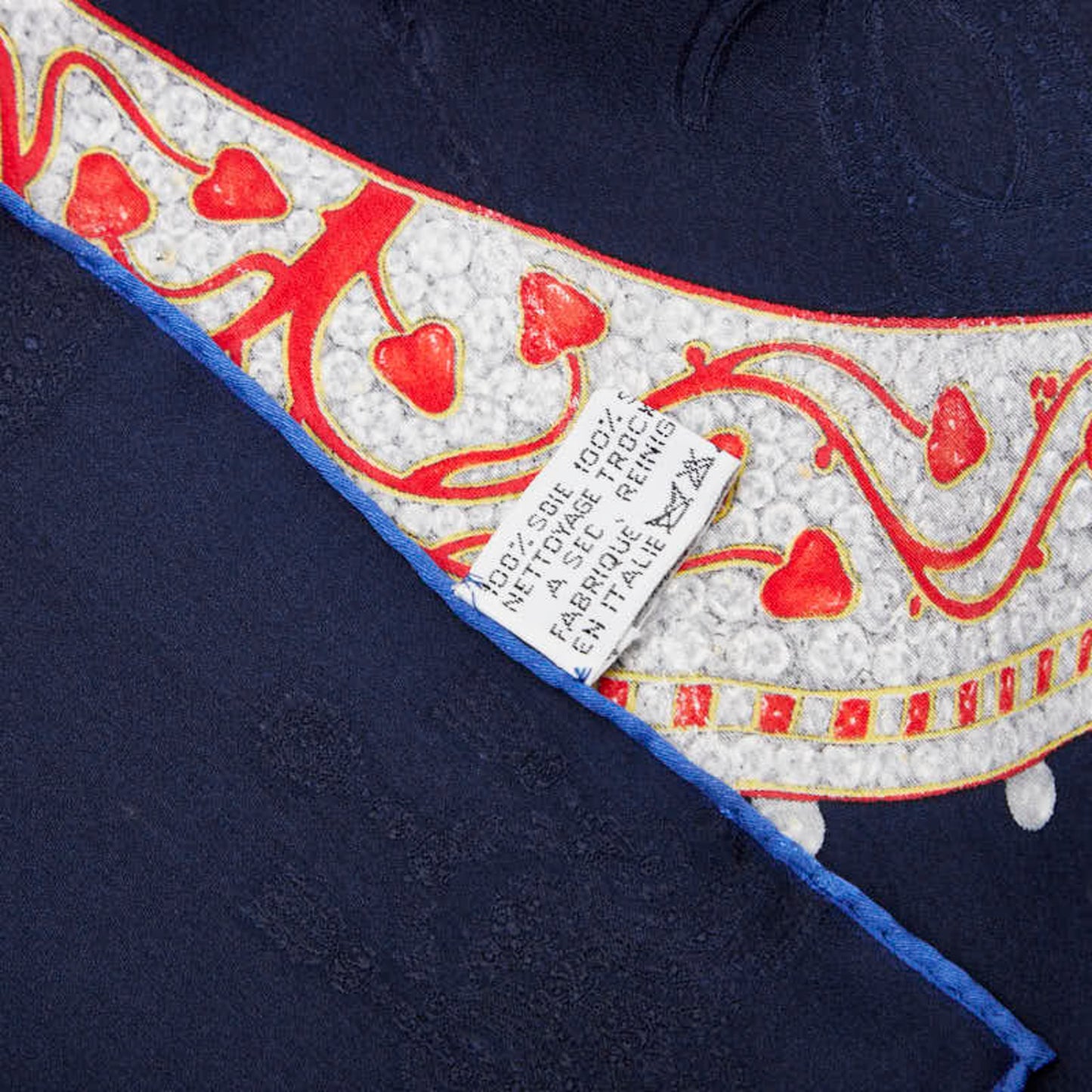 Cartier Must De Jewelry Motif Scarf