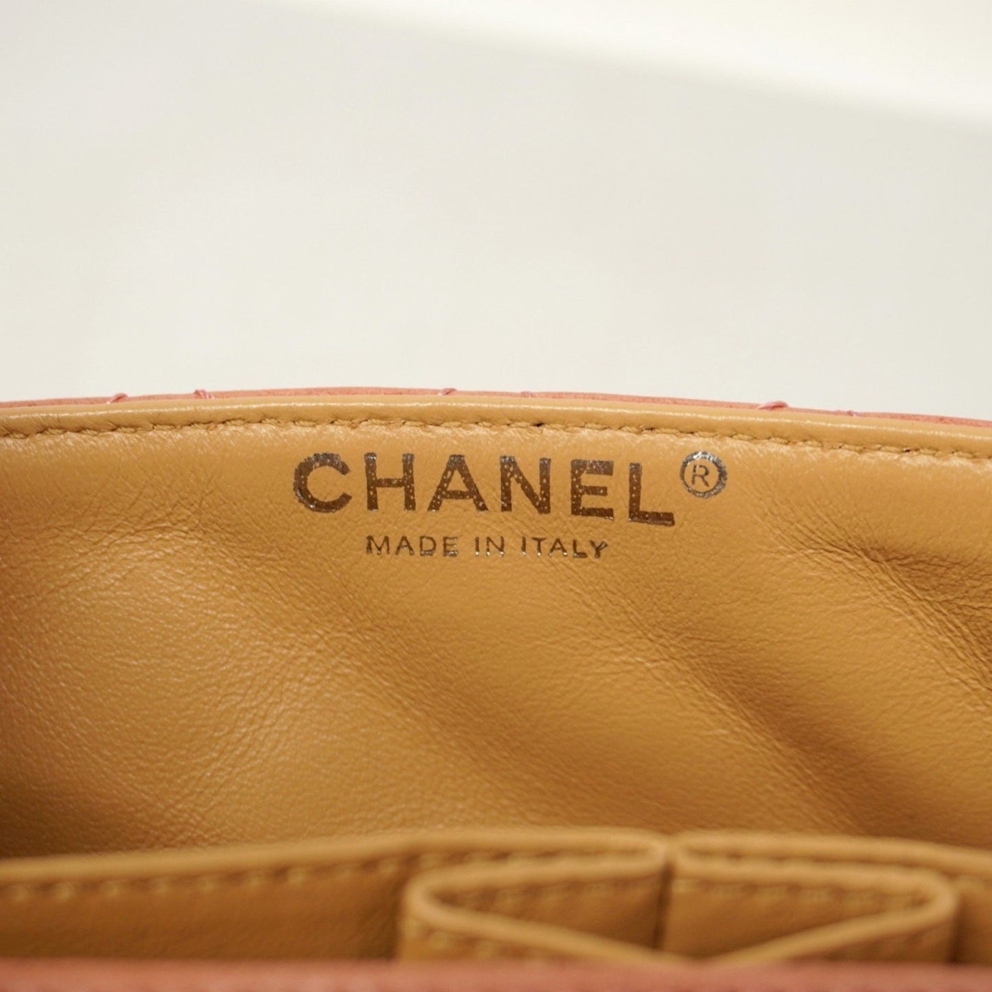 Chanel Shoulder Bag Matelasse W Chain Lambskin Pink