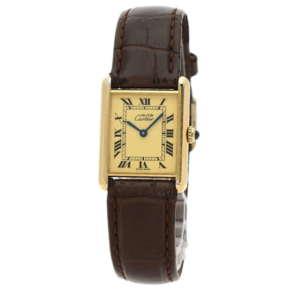 Cartier Must Tank Vermeil Watch