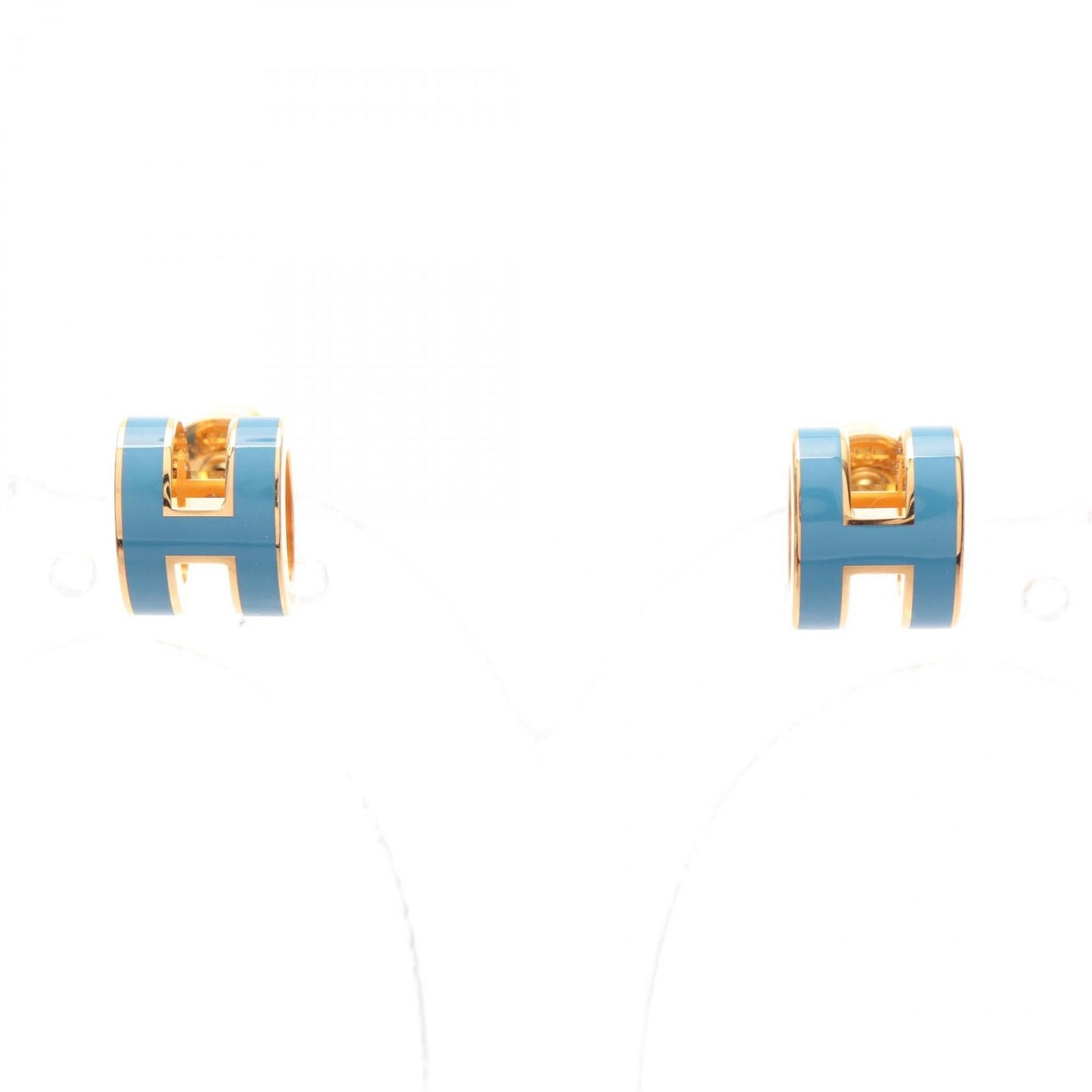 Hermes Herms Mini Pop Ash Earrings